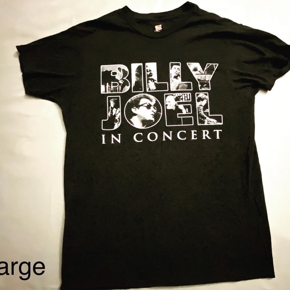 Vintage billy Joel tour black shirt